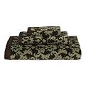 Fieldcrest&reg; Luxury Towels 3-pc. Set - Chocolate/Victorian Sage