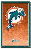MIAMI DOLPHINS NFL LOGO POSTER GAME FOOTBALL T NEW 4311