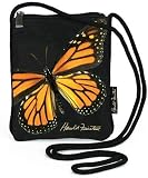 Harold Feinstein Monarch Butterfly Slim Shoulder Bag