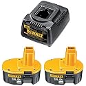 Dewalt DC9091 14.4 volt XRP Battery (2-Pack) and 1-Hour Charger