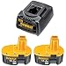 Dewalt DC9091 14.4 volt XRP Battery (2-Pack) and 1-Hour Charger