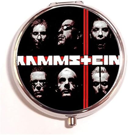 Carche Dara design Rammstein Rock Band Custom Fashion Cases Travel Holder Storage Round Organizer Pill Box Medicine Pill