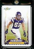 2006 Score Factory Set Single Card # 332 Chad Greenway (RC) Rookie Card - Minnesota Vikings - NFL Football Cards