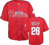 Chase Utley Philadelphia Phillies #26 Red Youth Player Jersey