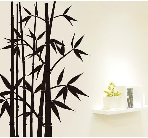 Newdecor Home Decor Vinyl Wall Sticker Kids Room Classroom Decal Art Mural Wallpaper Bamboos