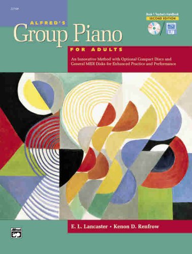 Alfred's Group Piano for Adults Teacher's Handbook, Bk 1 (Alfred's Basic Adult Piano Course)