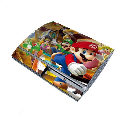 Super Mario PS3 Playstation 3 Body Protector Skin Decal Sticker, Item No.PS30853-54