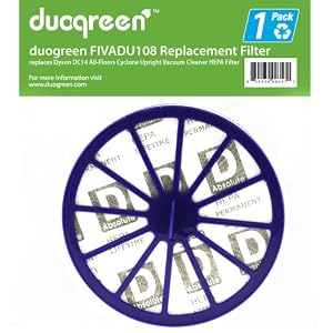 Duogreen Dyson DC07 DC14 Vacuum Cleaner Post Motor HEPA Filter Replacement for 901420-02 with 60 Days Warranty