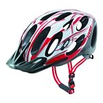 UVEX Herren Fahrrad Helm flash, pearl-red-silver, 52cm - 57cm, 4144111315