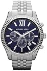 Michael Kors - Oversize Silver Color Stainless Steel Lexington Chronograph Watch - MK8280
