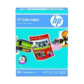HP Color Inkjet Paper, 96 Brightness, 8.5 x 11 Inches, 500 Sheets (20200-0)