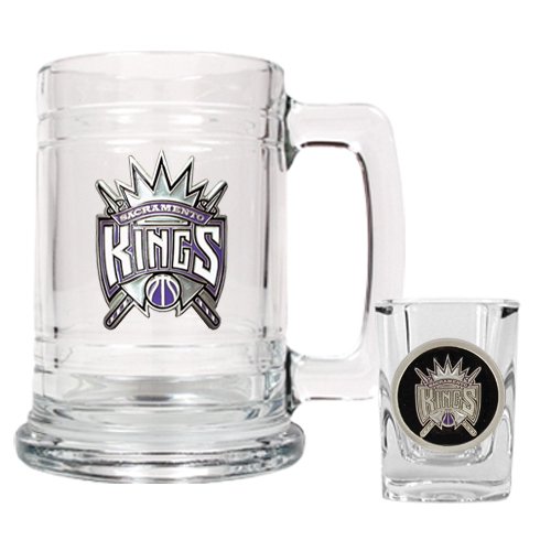 Sacramento Kings Beer Mug And Shot Glass Boilermaker Set
