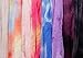 Bundle Monster 8pc Womens Fancy Shawl Scarf Fashion Polyester Scarves Solid Color Mixed Lot - Set 9