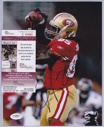 Vernon Davis San Francisco 49ers Signed Autographed Photo Coa + Hologram Jsa Coa