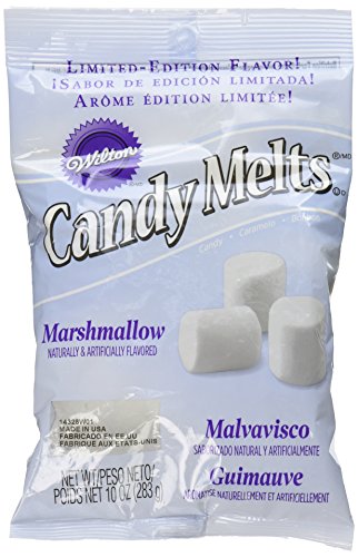 Wilton 1911-400 Candy Melts Marshmallow, 10-Ounce