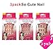 Beautia 3pack So Cute Artificial False Junior Nail with Glue