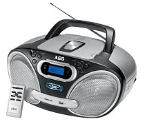AEG SR 4322 CD-/MP3-Player (UKW-/MW-Tuner, MMC-/SD-Kartenslot, USB 2.0) schwarz