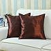 Euphoria Cushion Covers Pillows Shell Light Weight Dyed Stripes Brown Color 18