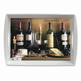 Vintage Wine Butlers Serving Tray (14 3 4 x 20 1 2 x 1 5 8)