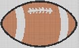 Football 2 Cross Stitch Pattern