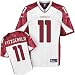 Larry Fitzgerald Jersey: Reebok White Replica #11 Arizona Cardinals Jersey - Small