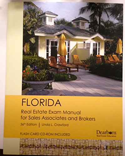 florida real estate exam manual for sales associates and brokers 36th edition by linda l crawford