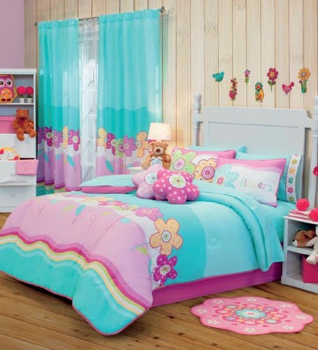 Best Seller SUMMER Reversible Comforter and Embroidered Sheet Set FULL QUEEN