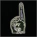 Colorado Rockies Hats : Colorado Rockies #1 Fan Pin
