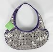 Vera Bradley Frill Collection - Tied Together Hobo Bag - Simply Violet