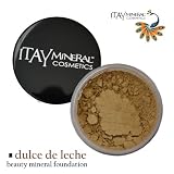 Itay Mineral Foundation Loose Powder 9gr MF-5 - DULCE DE LECHE + Cala Lily 7pcs Brush Set 70816