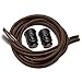 IBUNGEE LACES (Elastic No Tie Shoelaces (Brown, 22-Inch)