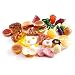60pc Fun Pretend Play Little Food Set for the Children's Kitchen incl. Ice Cream, Vegetables, Hamburgers, Fruit, Pizza, Donuts, etc!