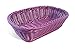 Colorbasket Hand Woven Waterproof Rectangular Basket, Royal Purple