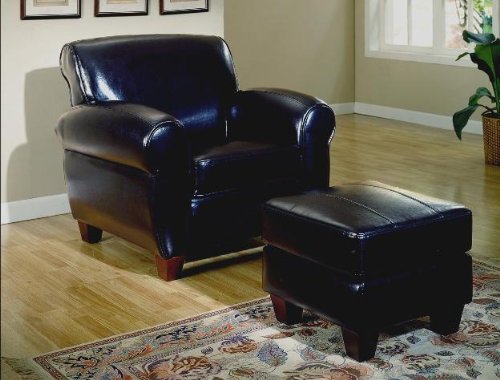 51XrTeoJfcL Buy 2 PCS Bi cast Leather Chair and Ottoman Set   Check price at Leather Chair And Ottoman