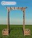 New Outdoor Wood Garden Arbor Trellis W/ Planter Boxes Rose Garden Decor