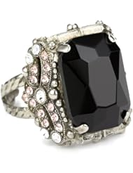Sorrelli "French Blush" Vintage Style Crystal Adjustable Ring
