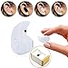 Mini Smallest PChero Wireless Invisible Headphones Headset Earphones Earbuds with Mic For iPhone, iPad, Sony, HTC and Most Bluetooth Smartphones, Perfect for Using at Work Office - [White]