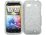 Silver Bling Rhinestone Faceplate Diamond Crystal Hard Skin Case Cover for  ....