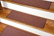 Dean Carpet Stair Treads 23" x 8" - Copper - Set of 13