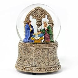 Christmas Rustic Nativity - Water Globe