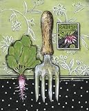 Radish Seeds by Diane Knowles. CANVAS with 1 1/2 inch bars. 8.00 inches width by 10.00 inches height. Highest Quality Art Poster Print