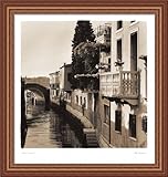 IMAGE OF Ponti di Venezia No. 5 by Alan Blaustein Venice Canal 21x22 Art Print Framed
