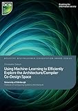 Using machine-learning to efficiently explore the architecture/compiler co-design space