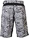 Zoic Men's Ether Camo Mountain Bike MTB Cycle Riding Short Relaxed Fit 12 inch Inseam, UPF 50+