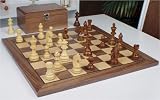 German Staunton Chess Set Package in Golden Rosewood & Boxwood - 3.25 King