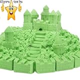 Gixmo Green Color 800 GRAMS+ 16 TOYS Magic Kinetic Motion Sand For Kids Clay Replacement RS.699 (65.00% Off) - Amazon