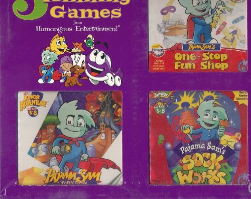 3 PAJAMA SAM GAMES
