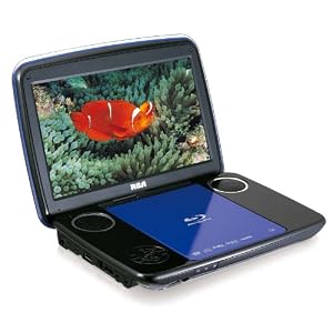 RCA BRC3108 10-Inch Portable Blu-ray Player, Black 