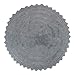 DII Ultra Soft Spa Cotton Crochet Round Bath Mat or Rug Place in Front of Shower, Vanity, Bath Tub, Sink, and Toilet, 28