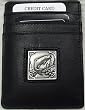 Salmon Fishing Leather Money Clip/ Cardholder
